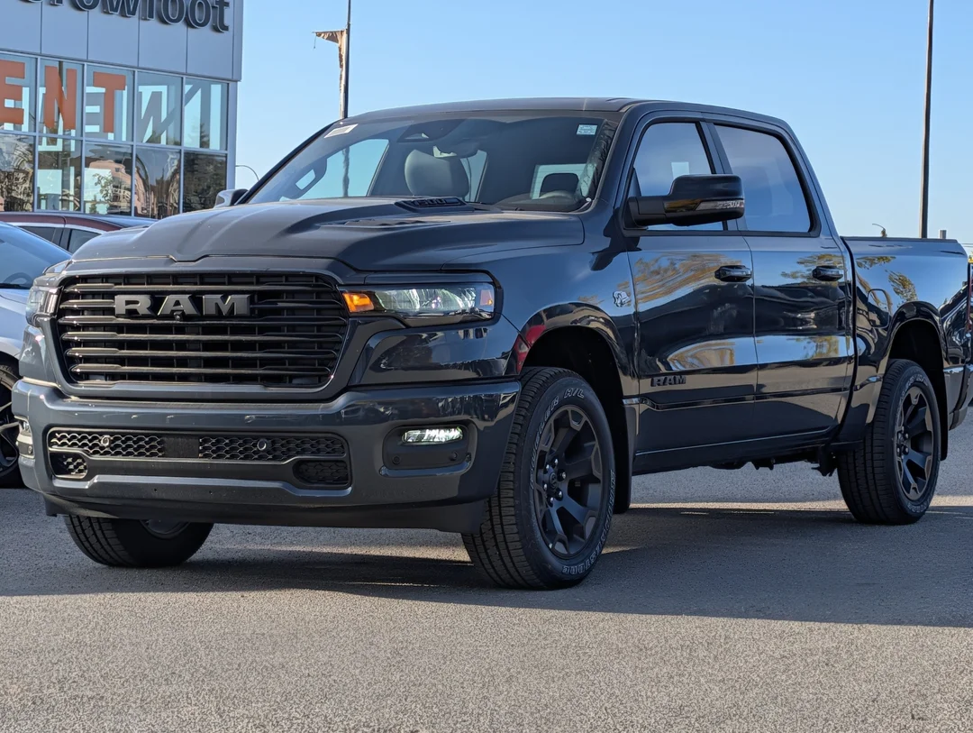 New 2026 Blue RAM Sport - - HEMI V8 - 20 Wheels - Sport Hood - Uconnect 5 NAV - LED Lights & More! image 4