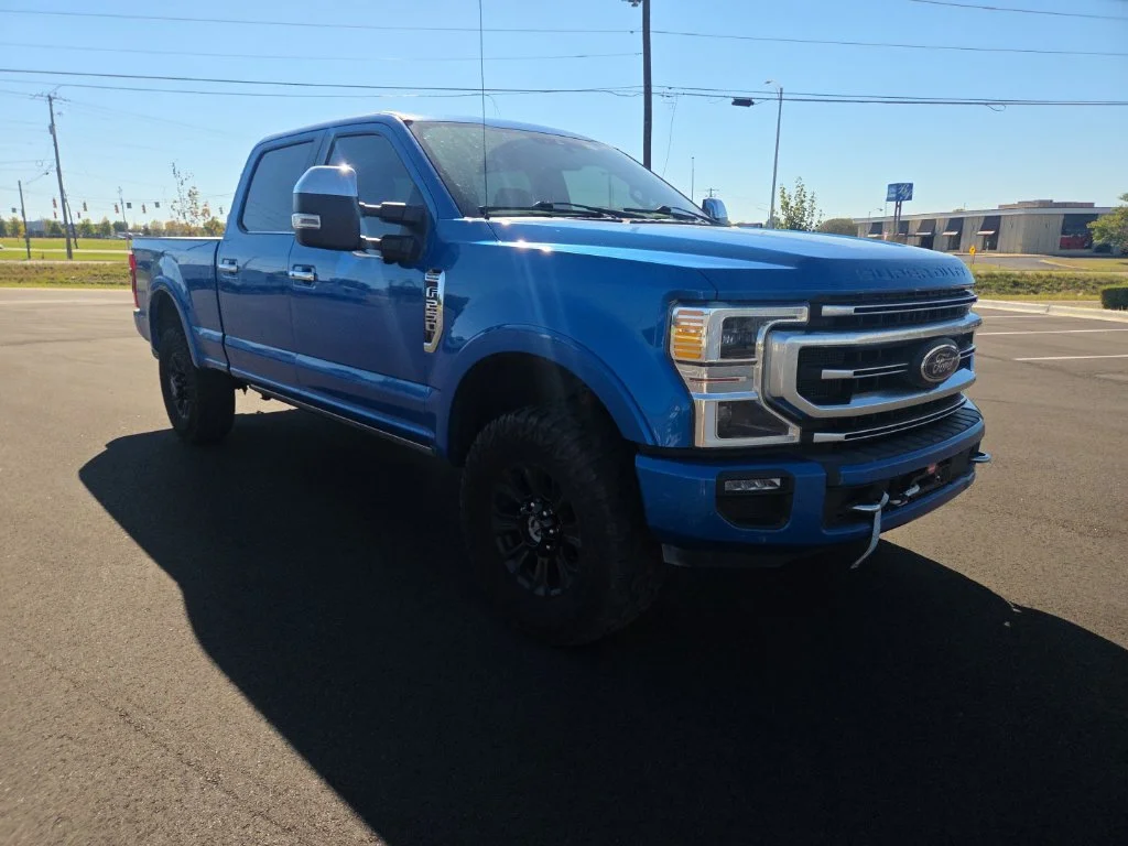 Used 2020 Blue Ford Platinum image 1