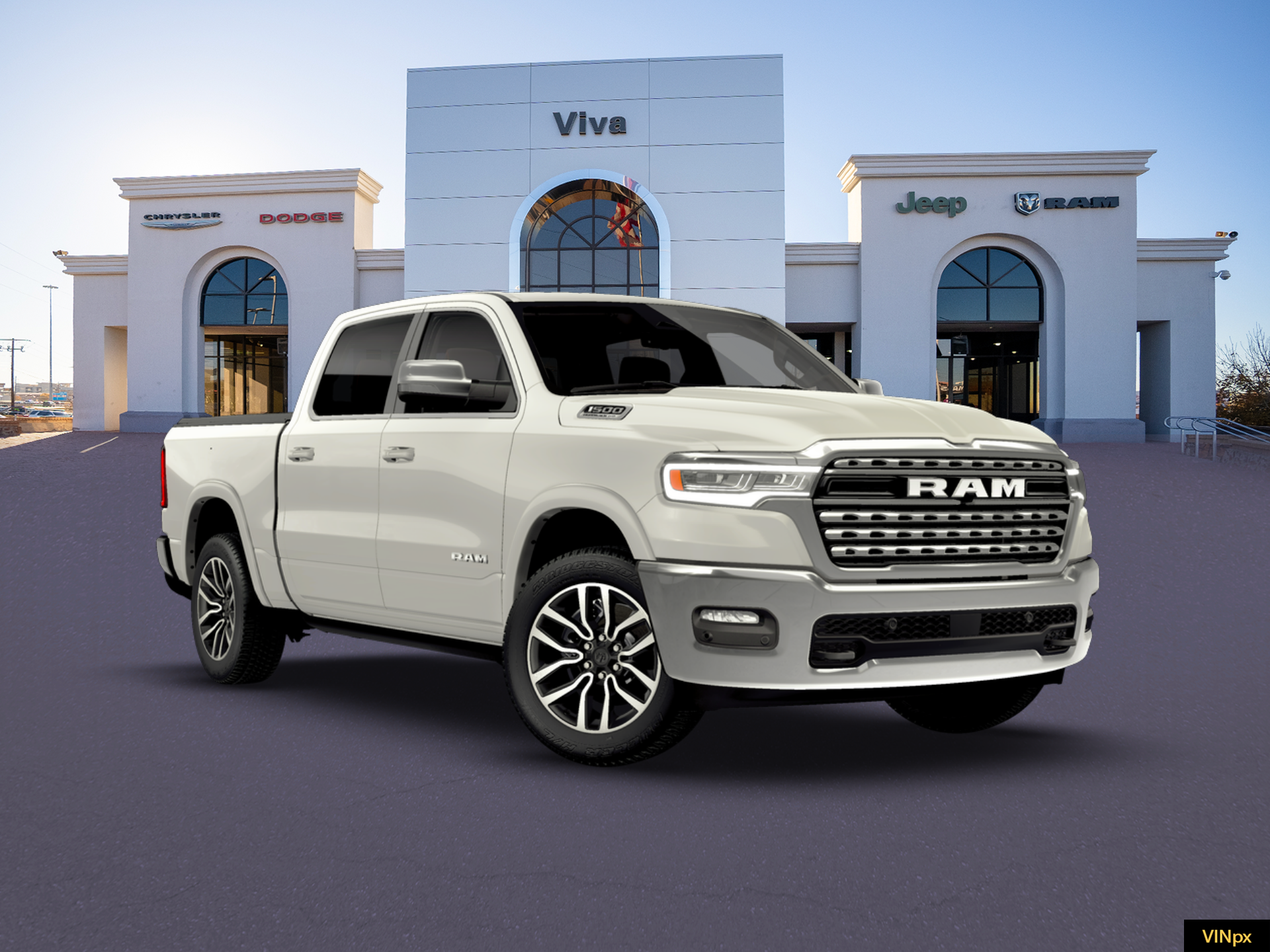 New 2026 Ivory White Tri-Coat Pearlcoat RAM Limited image 11