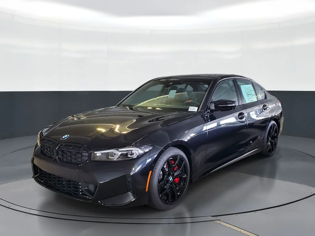 New 2026 Black Sapphire Metallic BMW M340i image 1