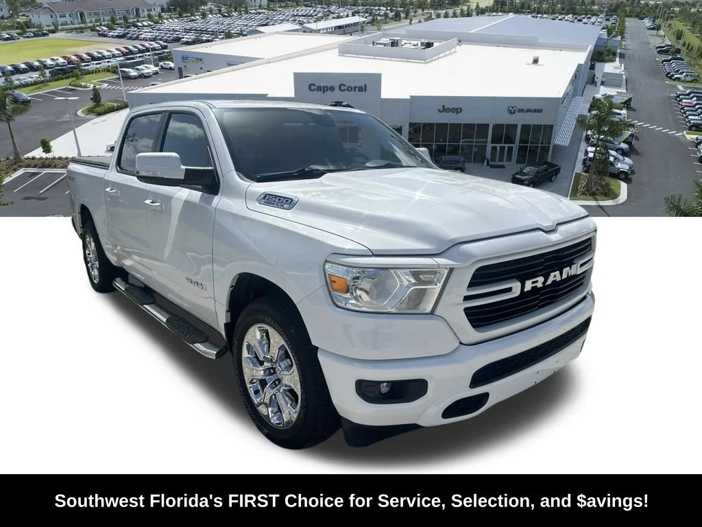 Certified Used 2020 White Ram Big Horn/Lone Star image 2