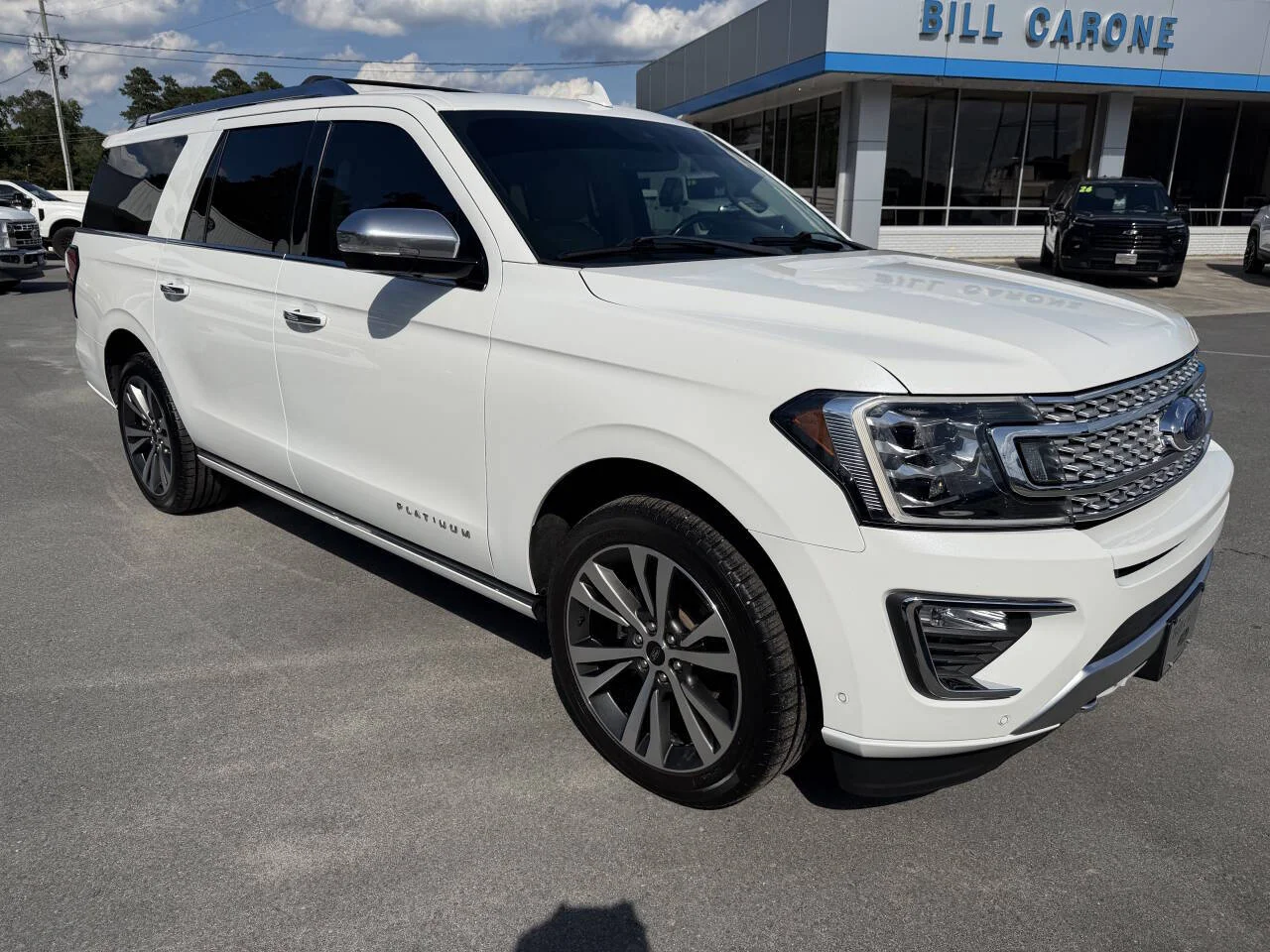 Used 2021 Off White Ford Platinum 4x4 4dr SUV image 23