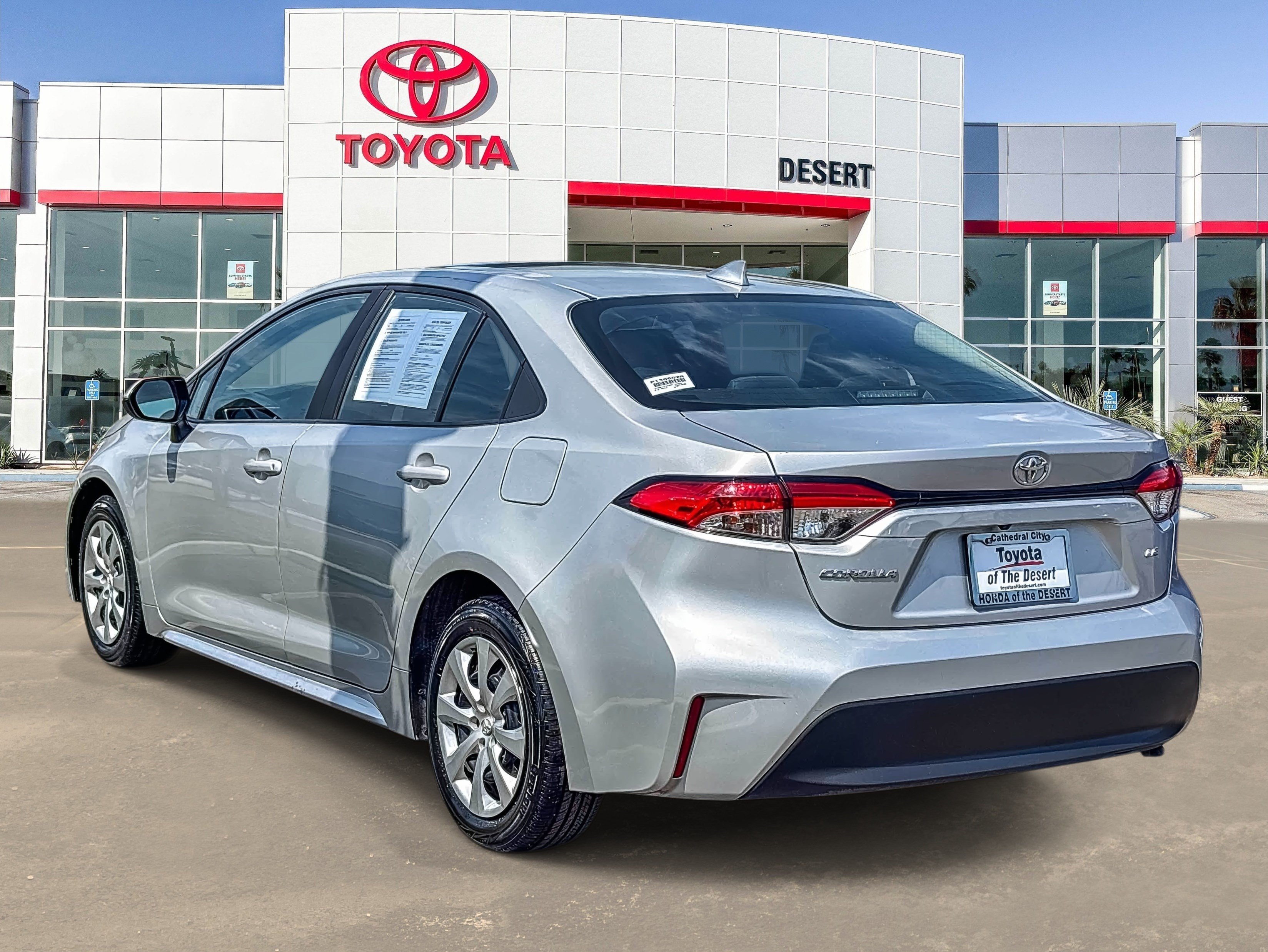 Used 2024 Classic Silver Metallic Toyota LE image 4