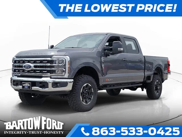 New 2026 Gray Metallic Ford Lariat image 1
