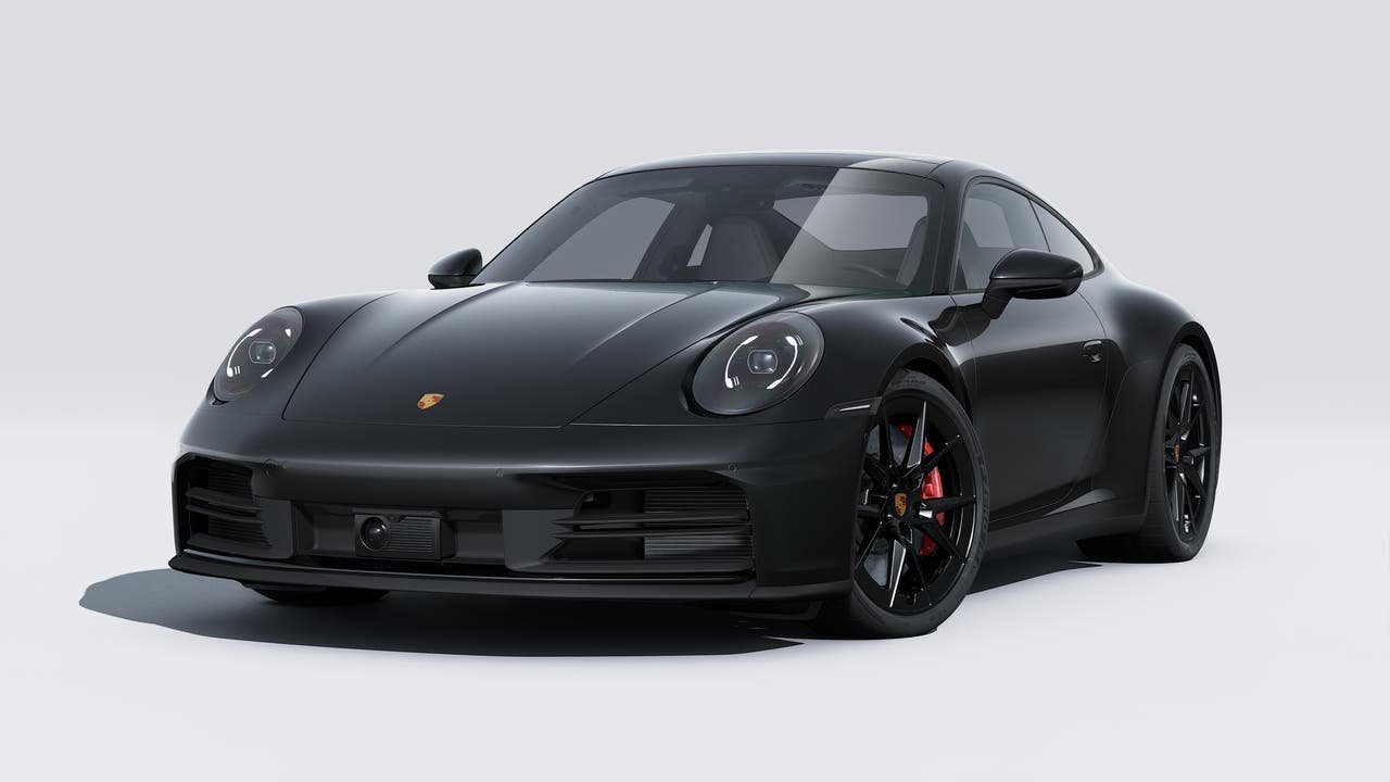 New 2026 Jet Black Metallic Porsche Carrera 4S image 1