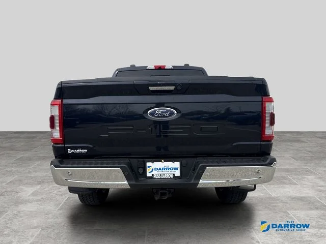 Certified Used 2021 Blue Ford Lariat image 4