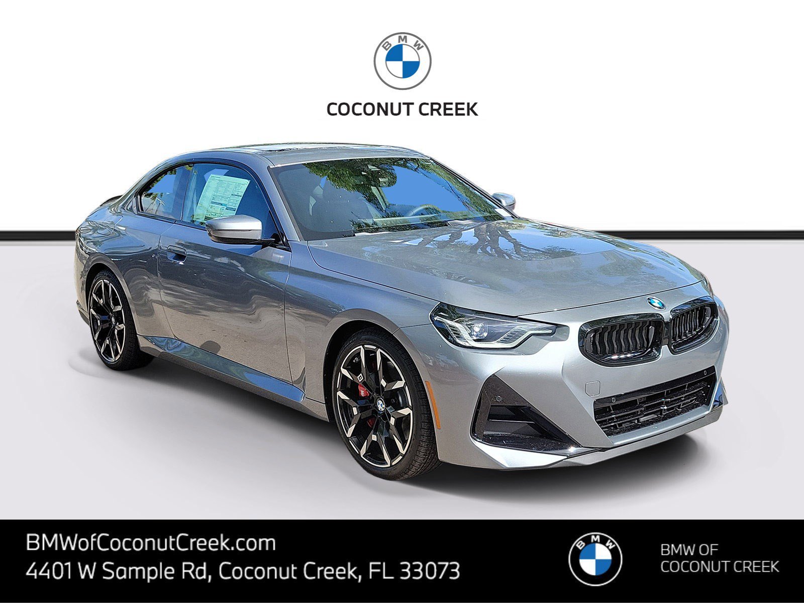 New 2026 Skyscraper Grey Metallic BMW 230i image 1