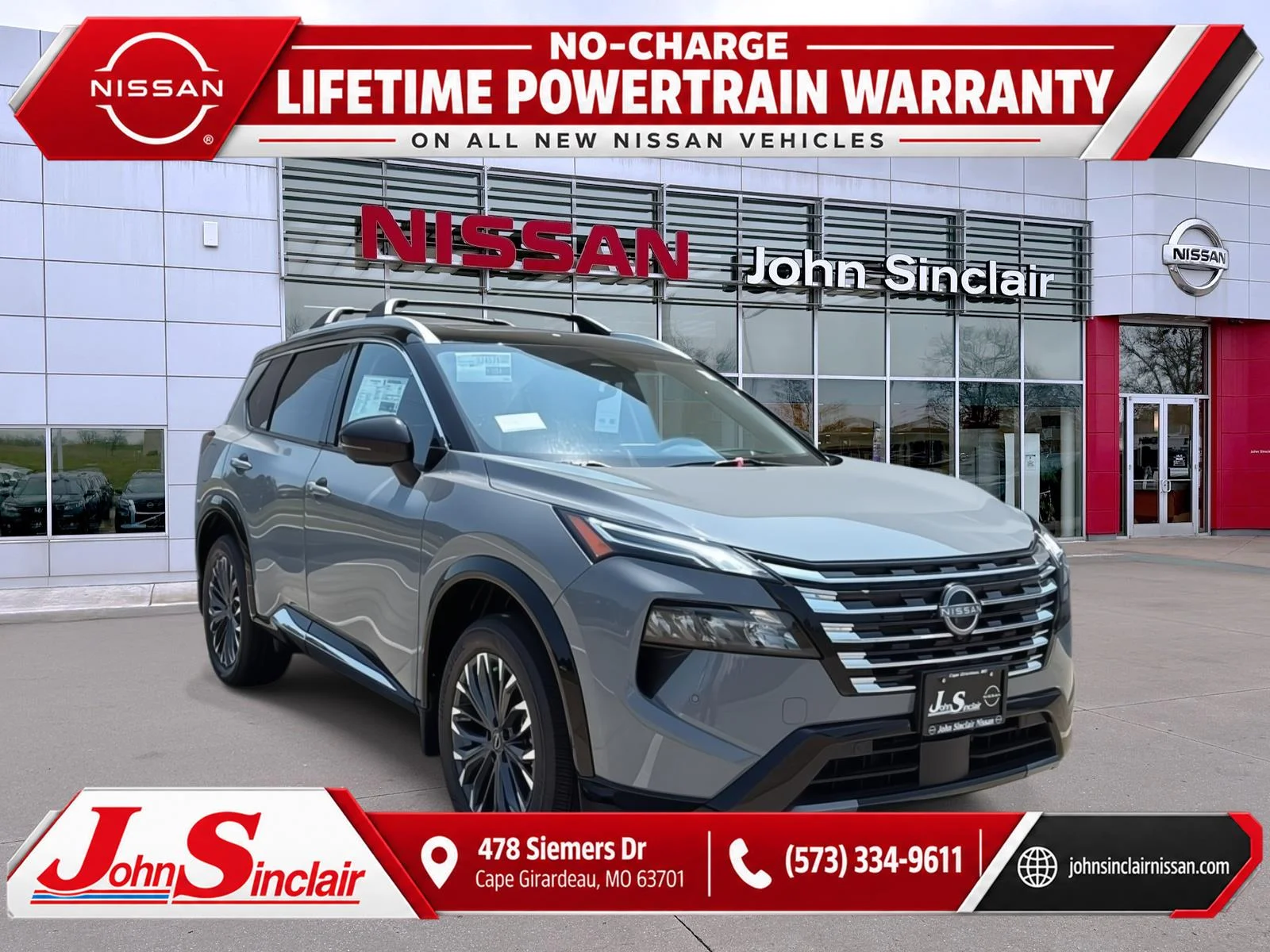 New 2026 Boulder Gray Pearl/Super Black Nissan Platinum image 1