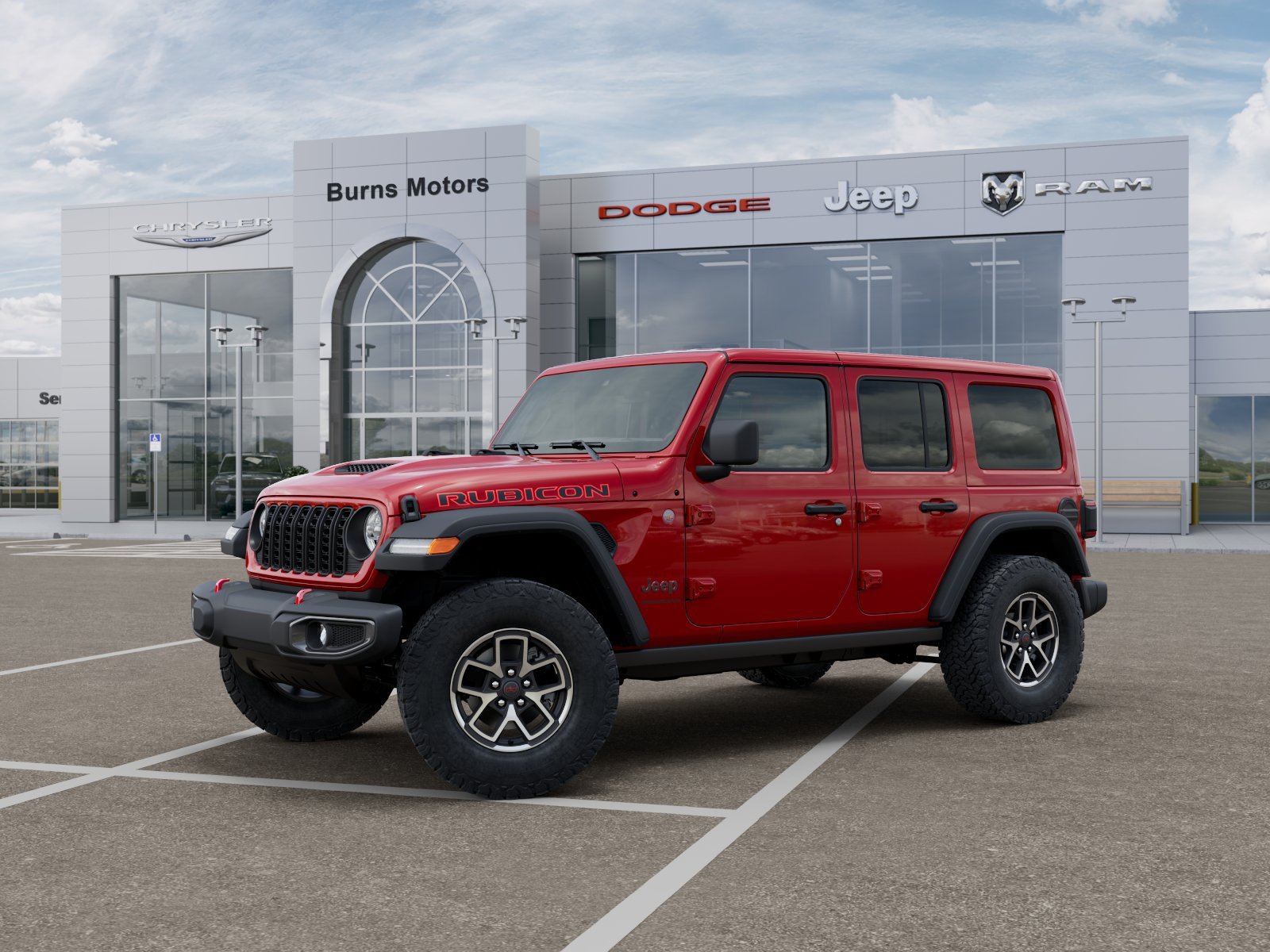 New 2026 Firecracker Red Clearcoat Jeep Rubicon 4-Door image 2