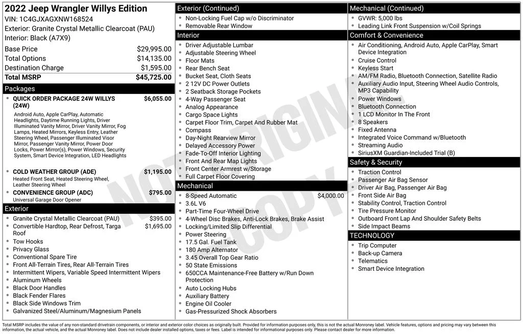 Used 2022 Gray Jeep Willys image 26