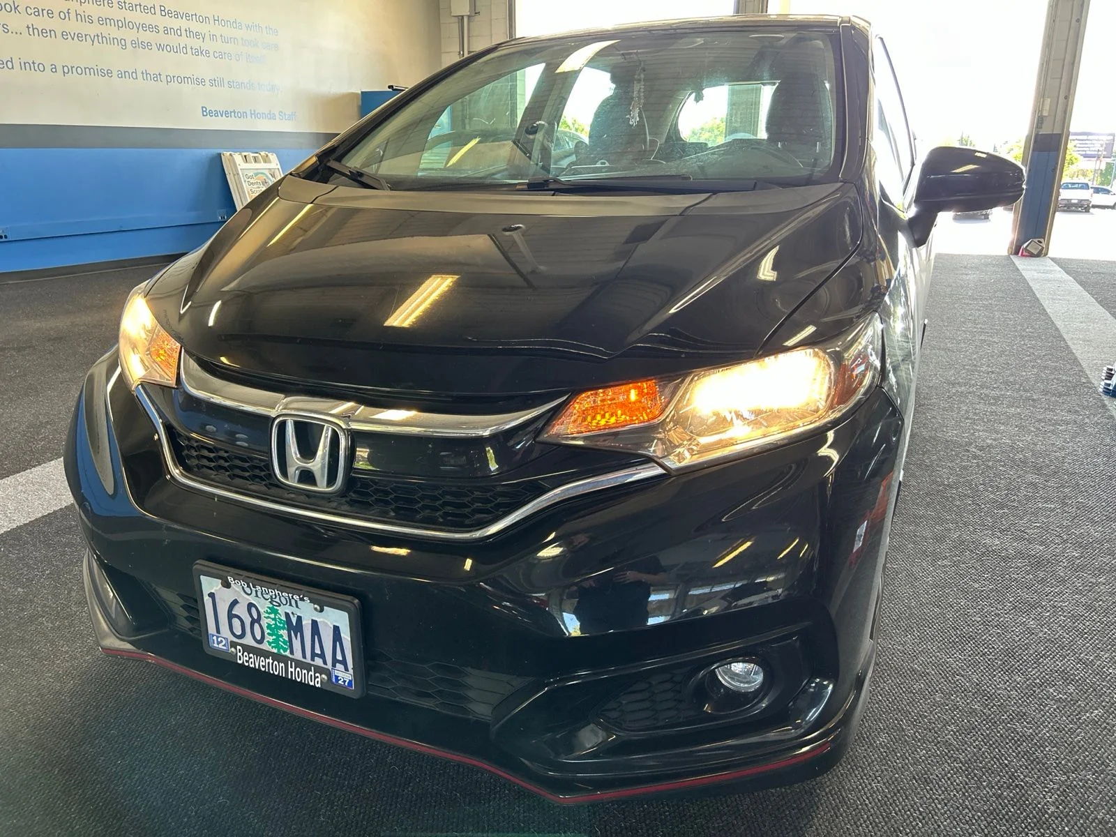 Used 2019 Crystal Black Pearl Honda Sport image 2