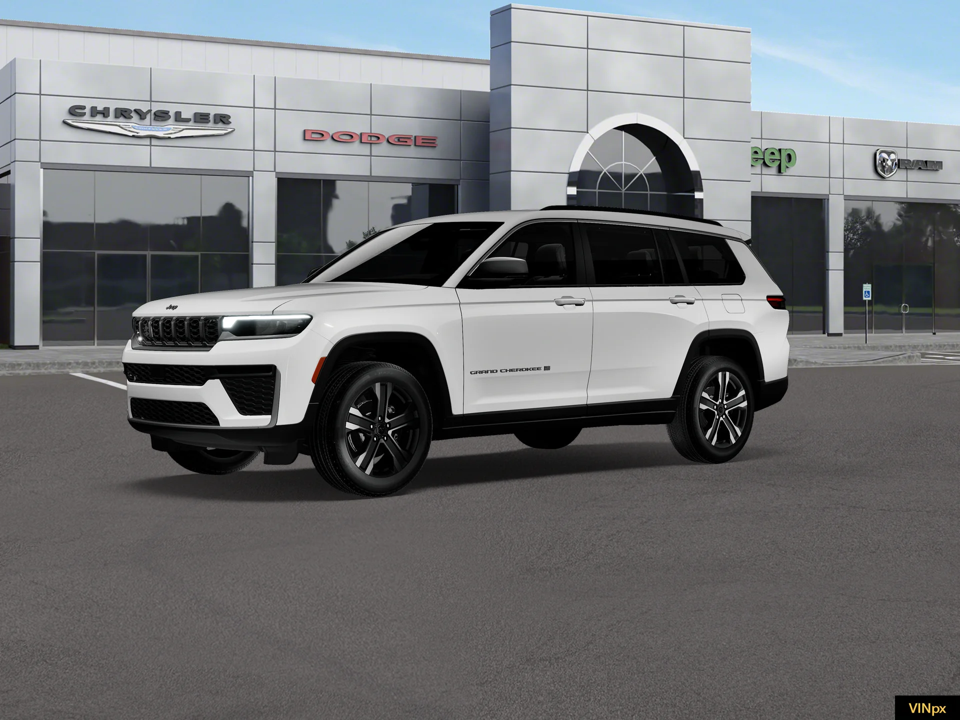 New 2027 Bright White Clear-Coat Paint Jeep Limited image 2