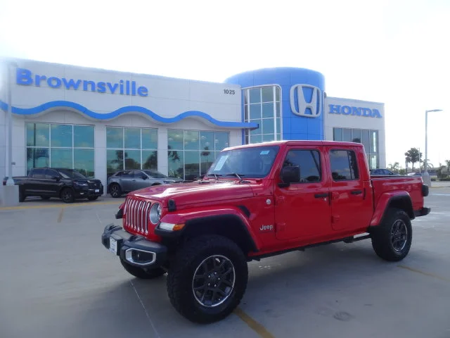 Used 2020 Red Clearcoat Jeep Overland image 1