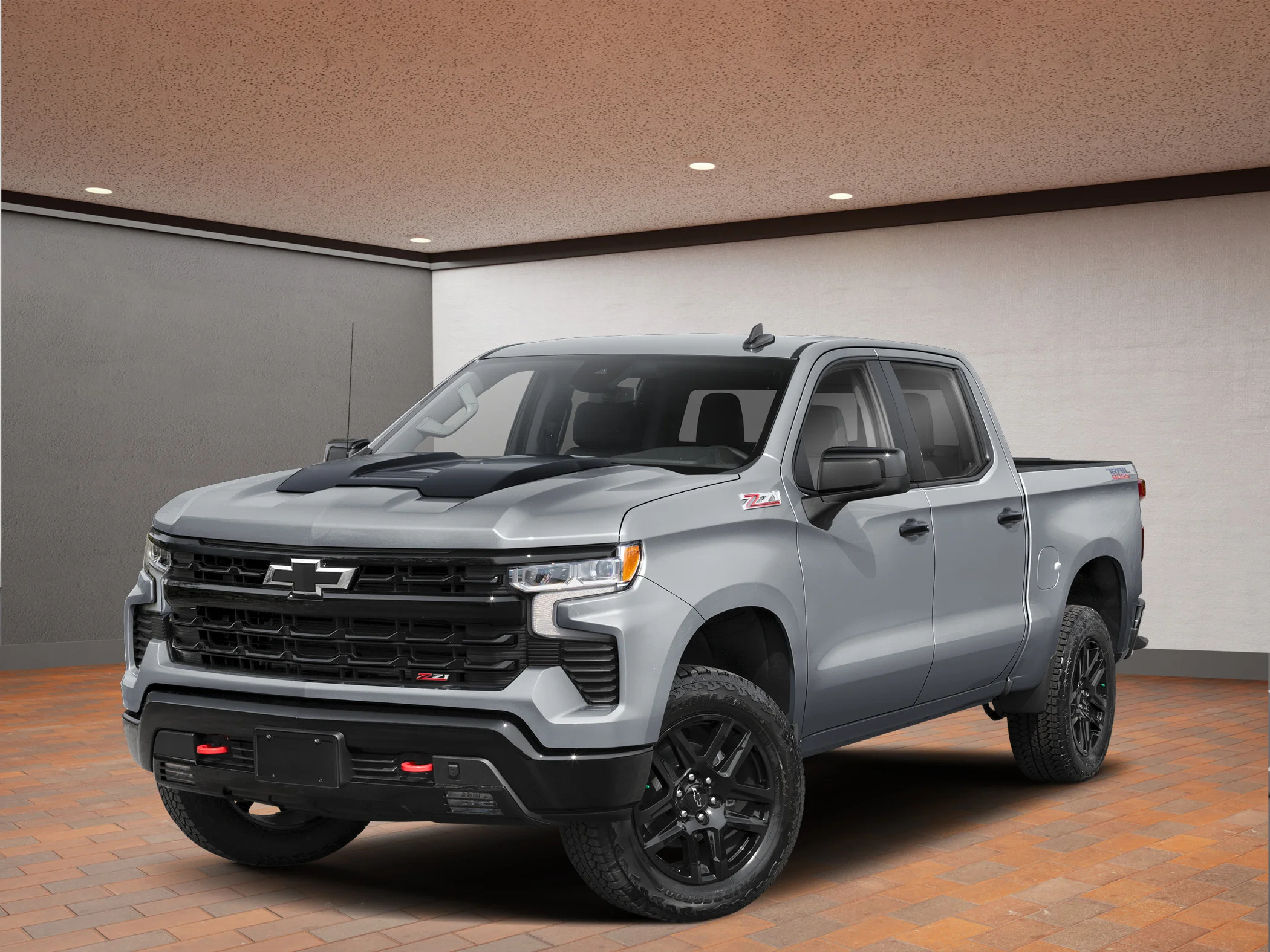 New 2026 Grey Chevrolet Crew Cab Short Box 4-Wheel Drive LT Trail Boss image 1