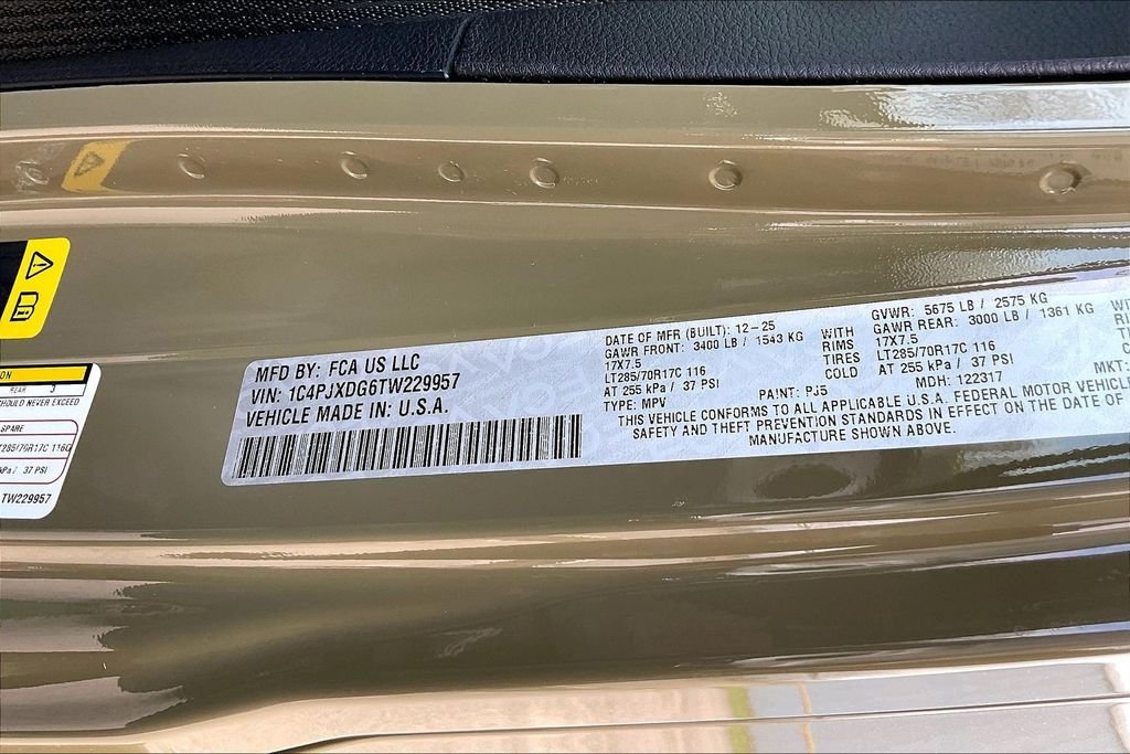 New 2026 Jeep Wrangler Willys 4D Sport Utility