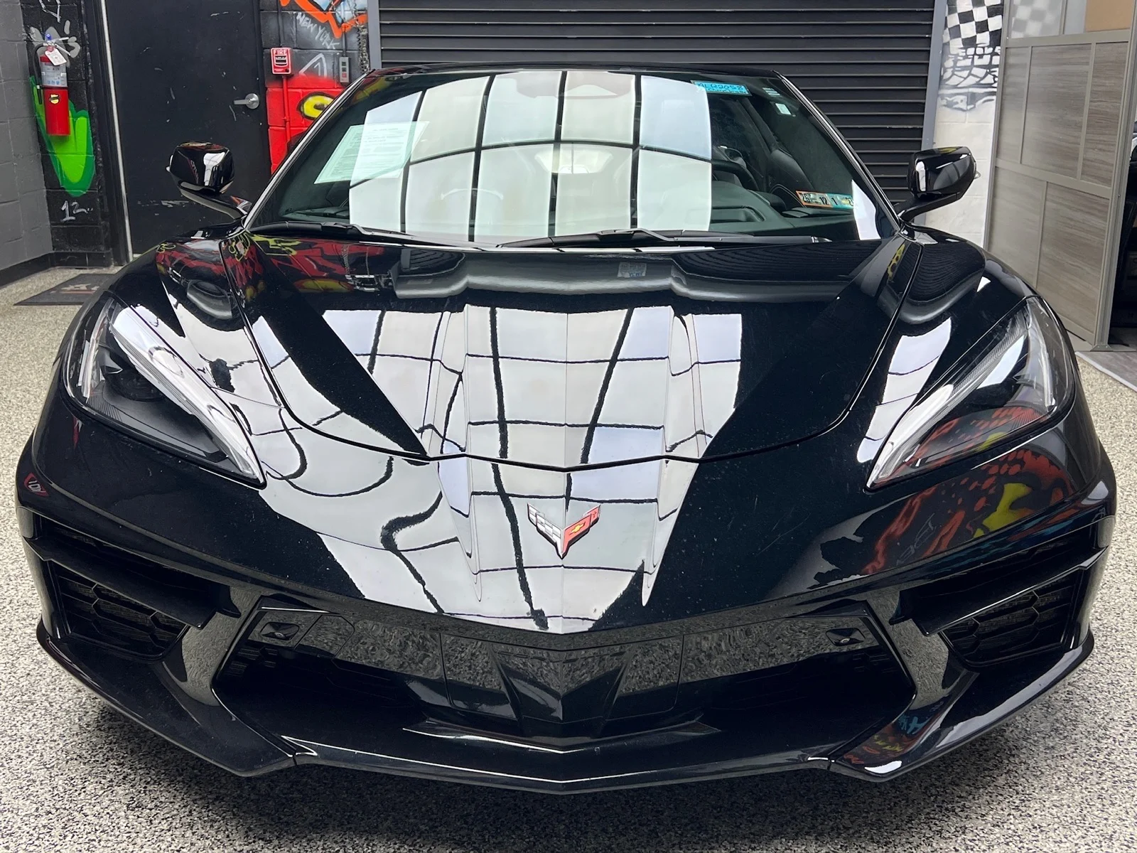 Used 2025 Black (gba) Chevrolet Stingray image 2