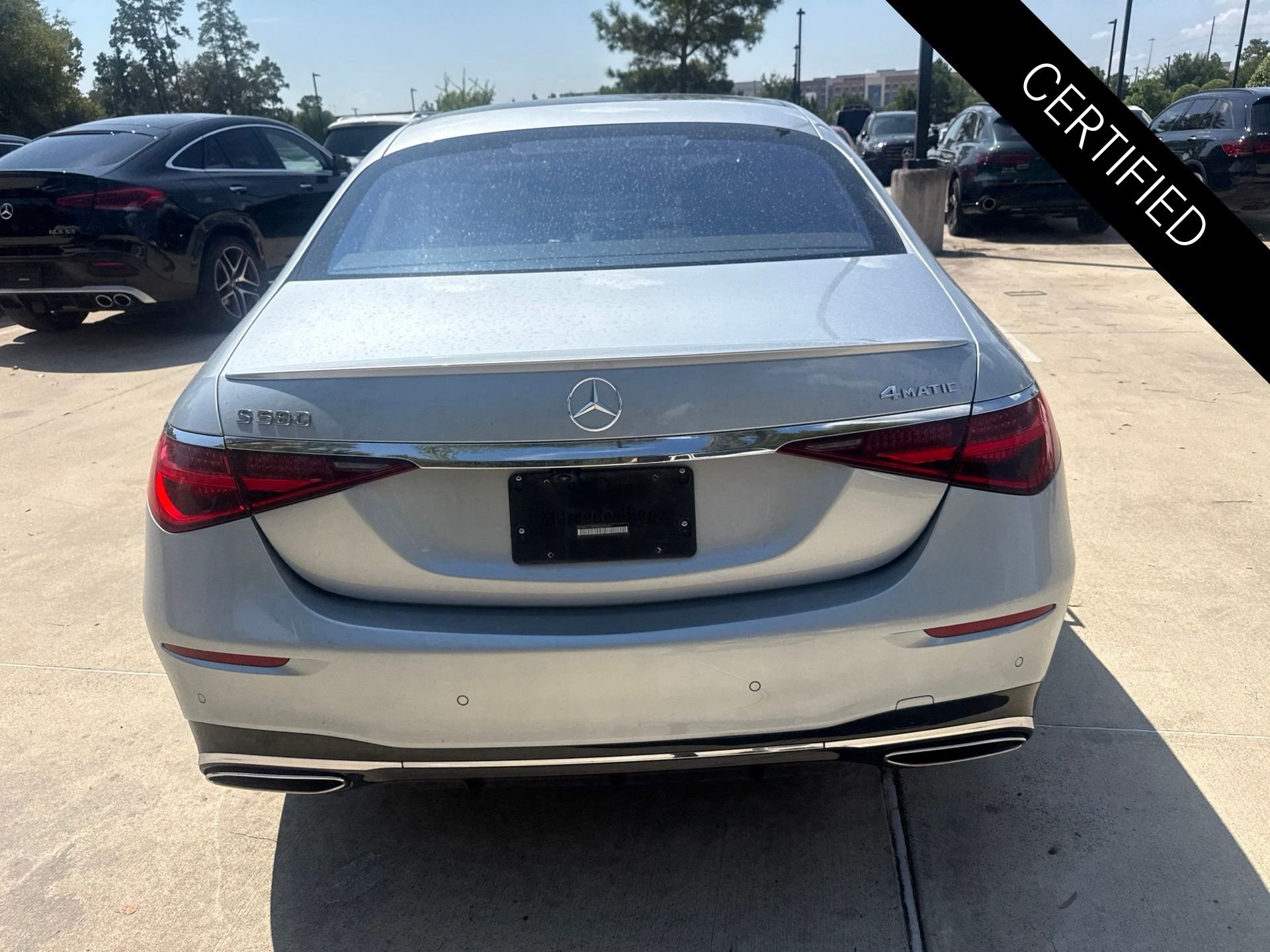 Certified Used 2021 Cirrus Silver Metallic Mercedes-Benz S 580 image 5