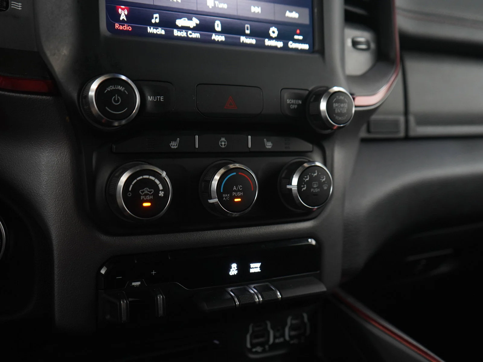 Used 2019 Flame Red Clearcoat Ram Rebel image 21