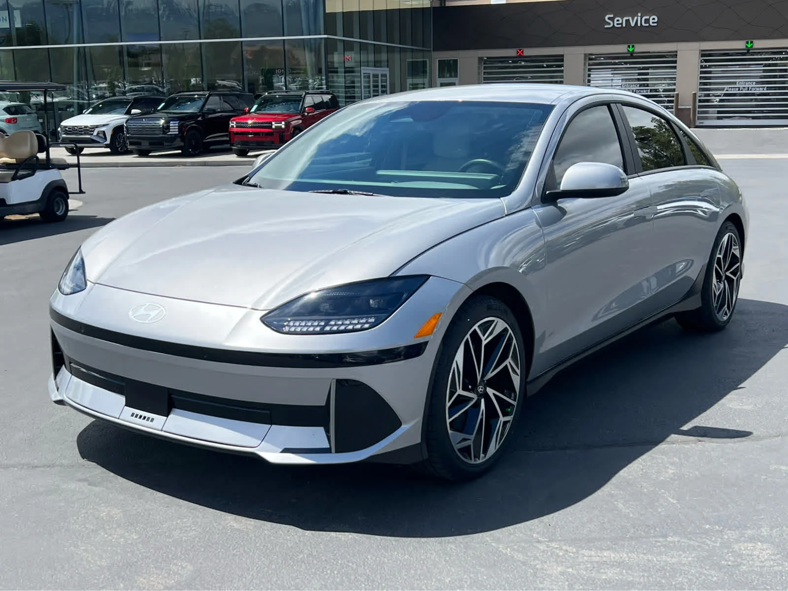 Certified 2024 Hyundai IONIQ 6 SEL with VIN KMHM34AC7RA070543 for sale in Lindon, UT