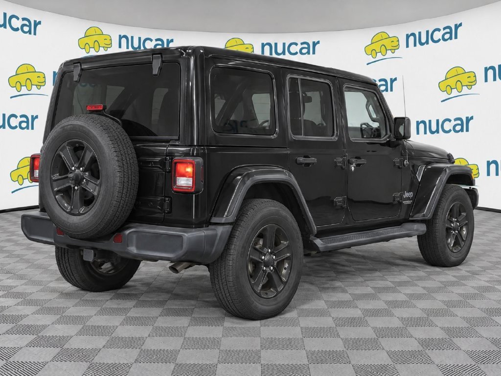 Used 2020 Black Jeep Unlimited Sahara Altitude image 4