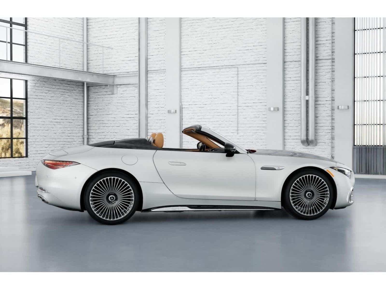 New 2027 MANUFAKTUR Moonlight White Magno Mercedes-Benz Maybach SL 680 Monogram Series image 16