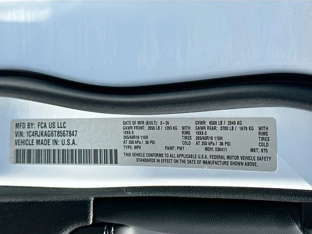 New 2026 Bright White Clearcoat Jeep Laredo image 21