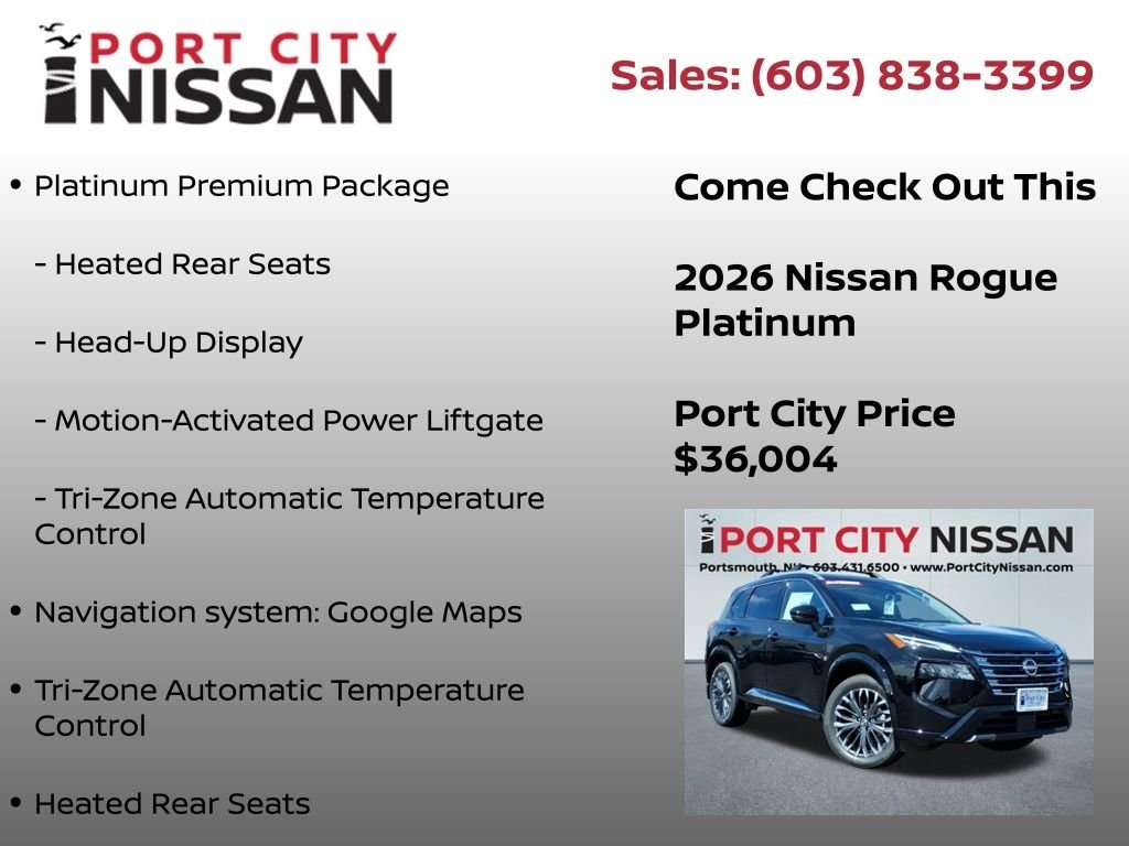 New 2026 Super Black Nissan Platinum image 9