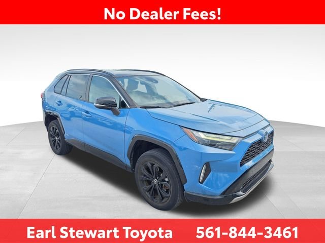 Certified Used 2022 Blue Toyota XSE image 3