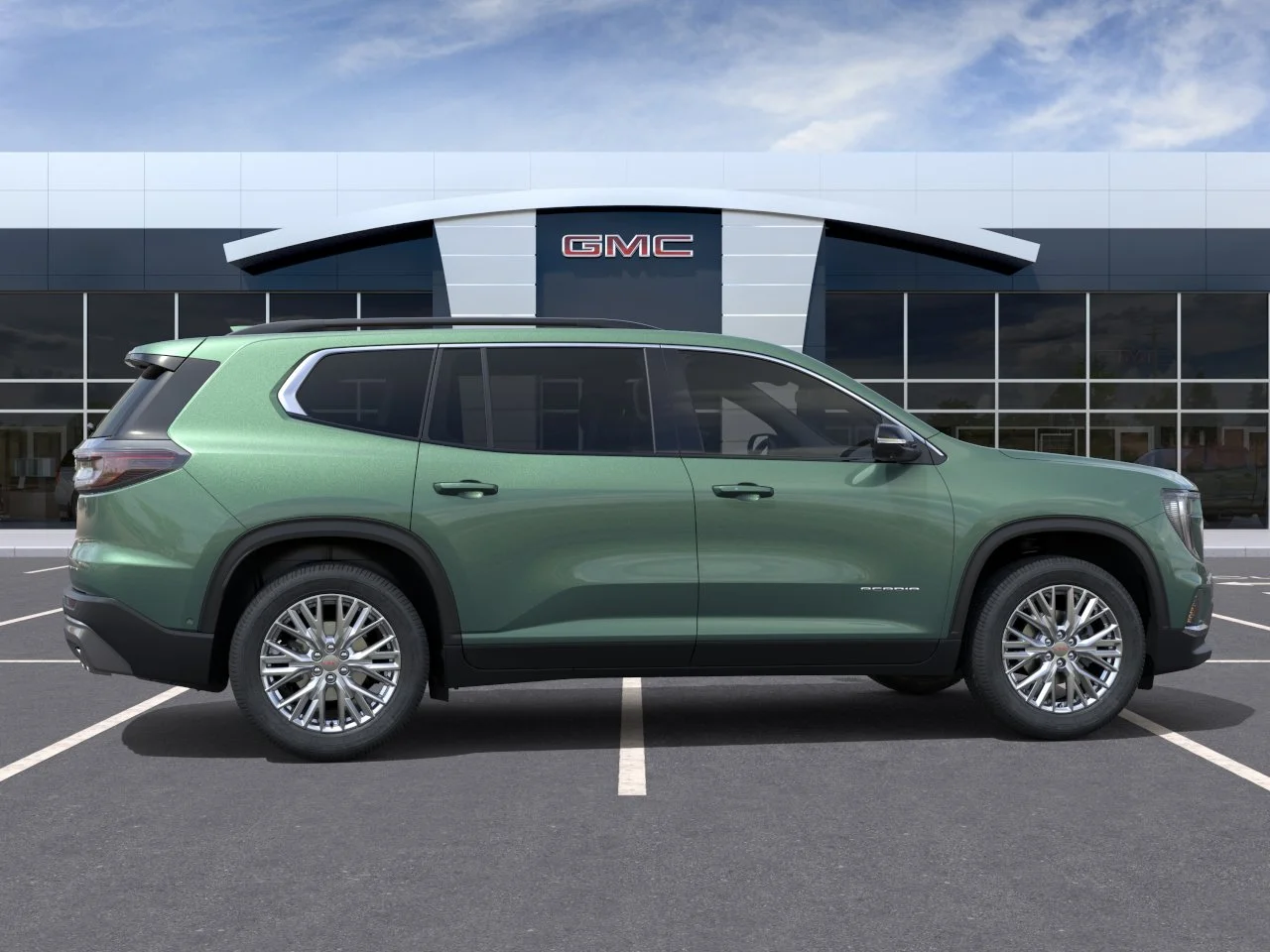 New 2027 Trailstone Green Metallic GMC Elevation image 5