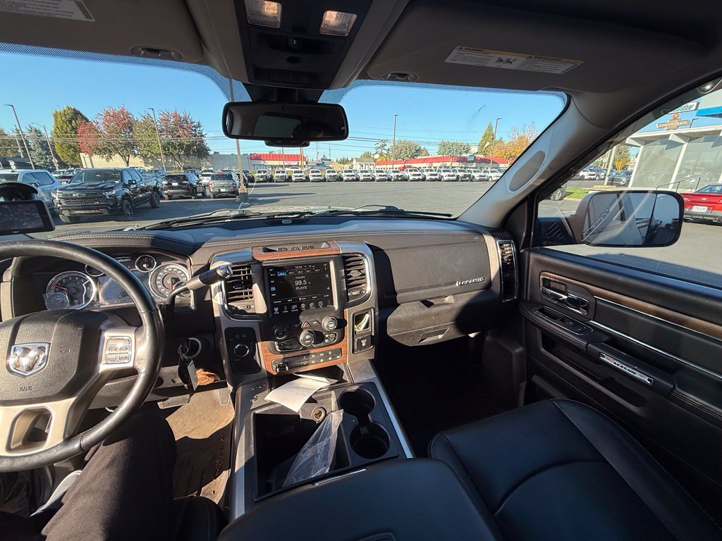 Used 2015 Brilliant Black Crystal Pearlcoat Ram Laramie image 16