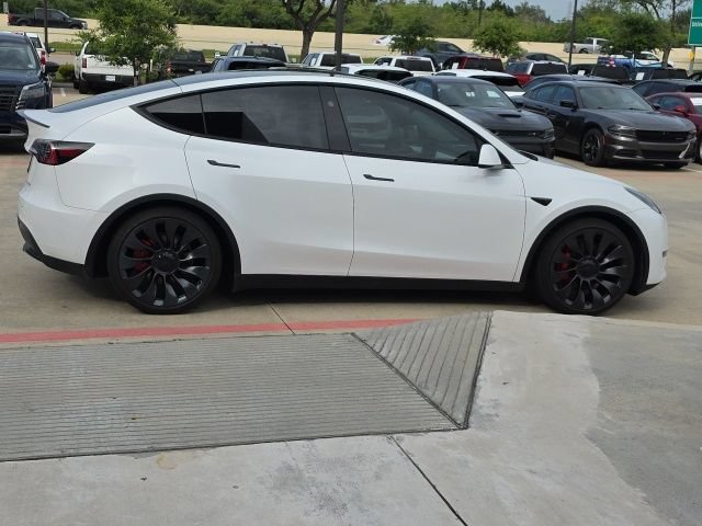 Used 2025 Pearl White Multi-Coat Tesla Performance image 12
