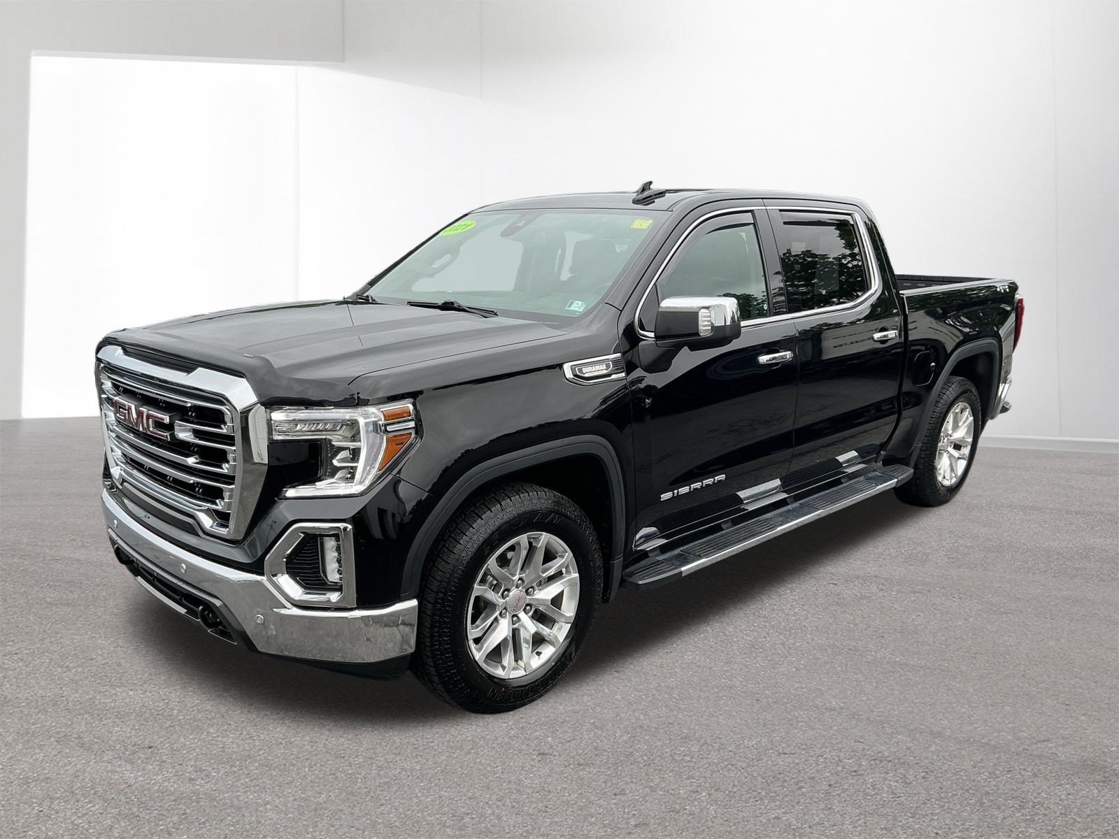 Used 2021 Onyx Black GMC SLT image 7