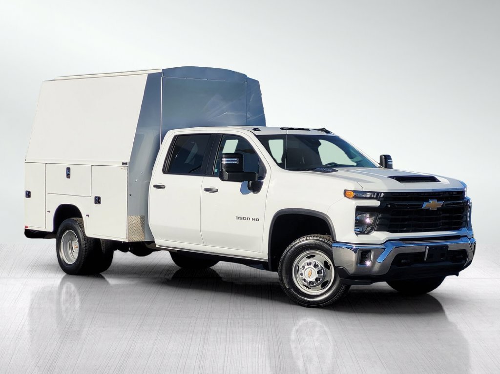 2024 Chevrolet Silverado 3500 HD Chassis Cab Work Truck Crew Cab for sale - Stock #C5057 - White - Used at My True Fleet