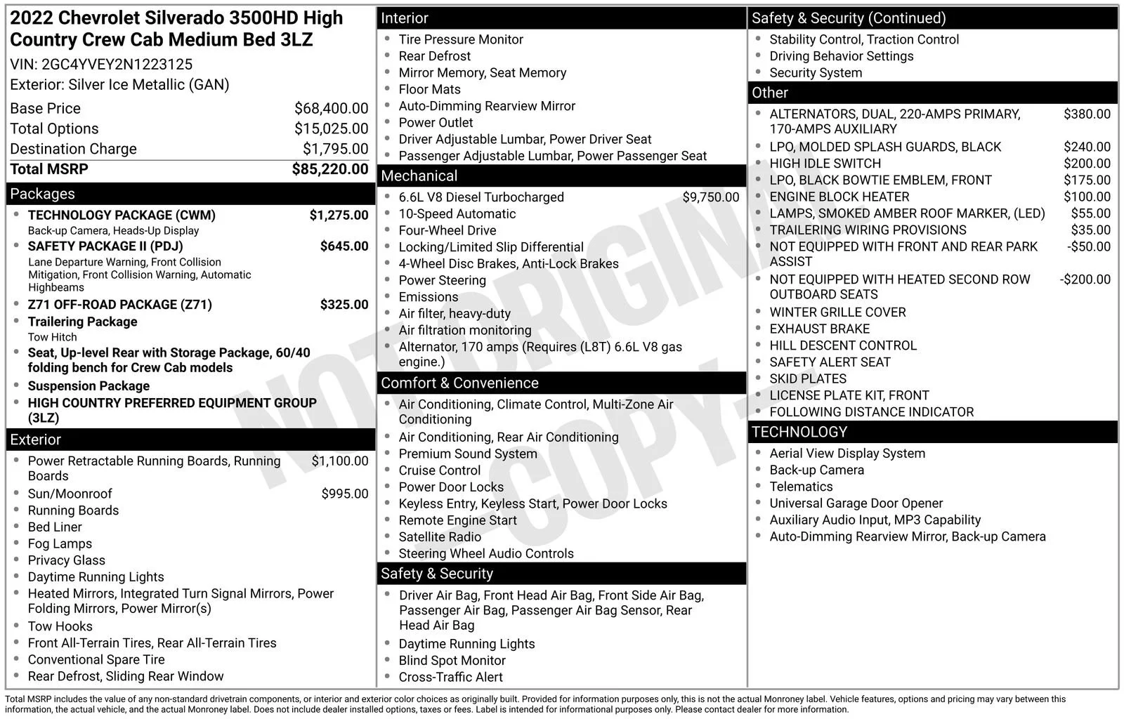 Used 2022 Silver Ice Metallic Chevrolet High Country image 36