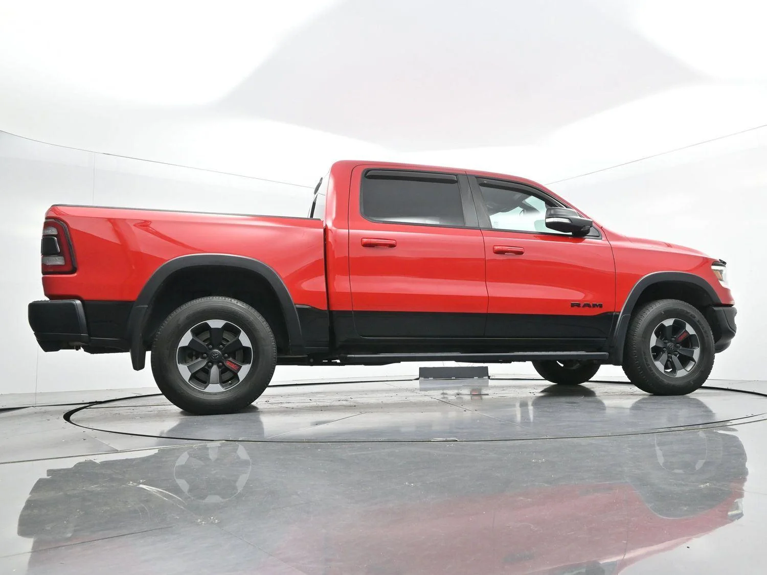 Used 2019 Flame Red Ram Rebel image 48