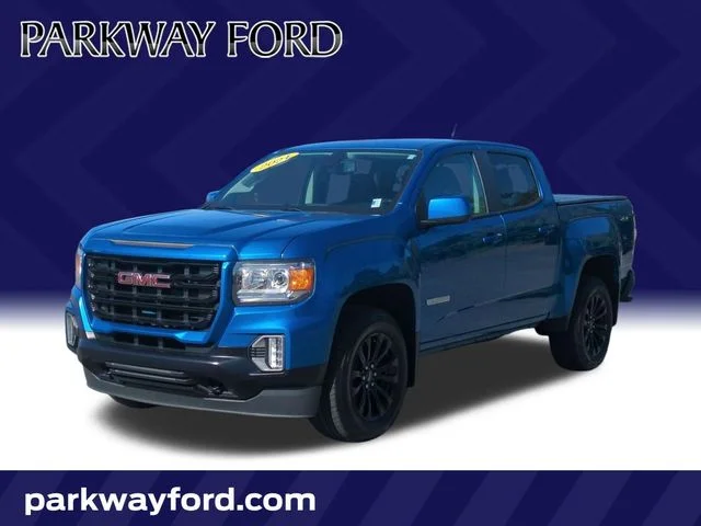 Used 2021 Blue GMC Elevation image 1