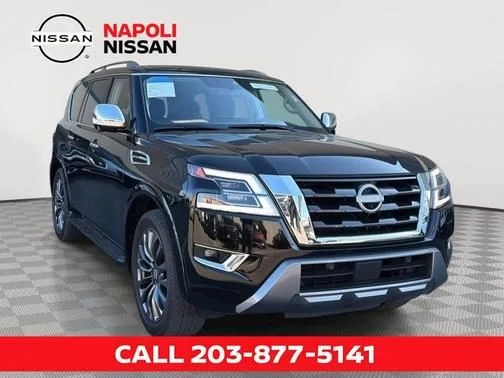 Certified Used 2024 Black Nissan Platinum image 1