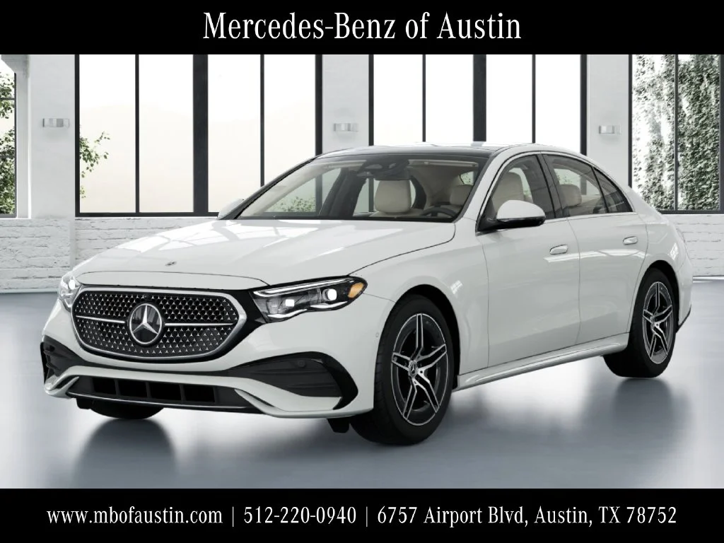 New 2027 White Mercedes-Benz E 350 image 1