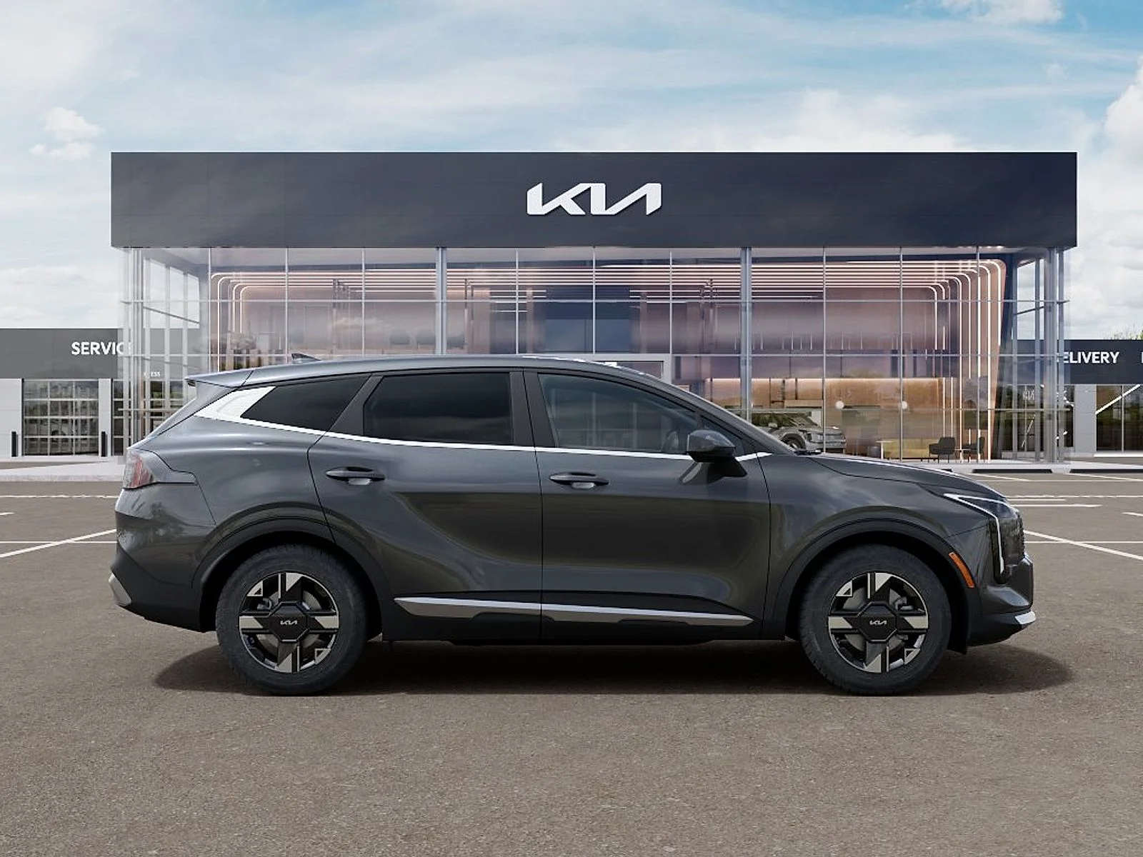 New 2026 Gray Kia LX image 8