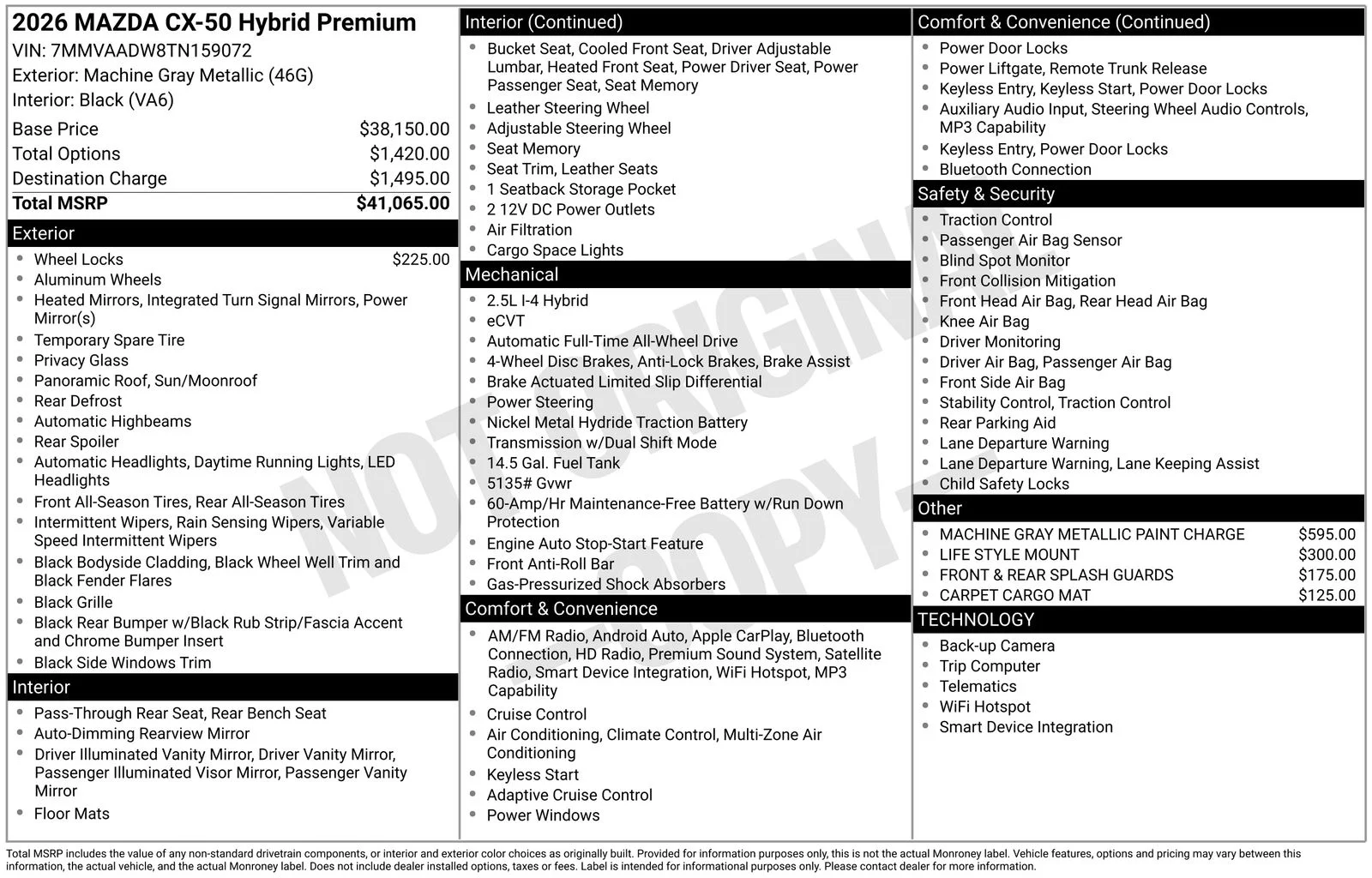 New 2026 Machine Gray Metallic Mazda Premium image 4