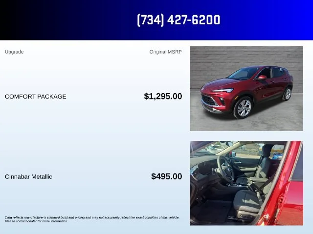 Used 2024 Cinnabar Metallic Buick Preferred image 5
