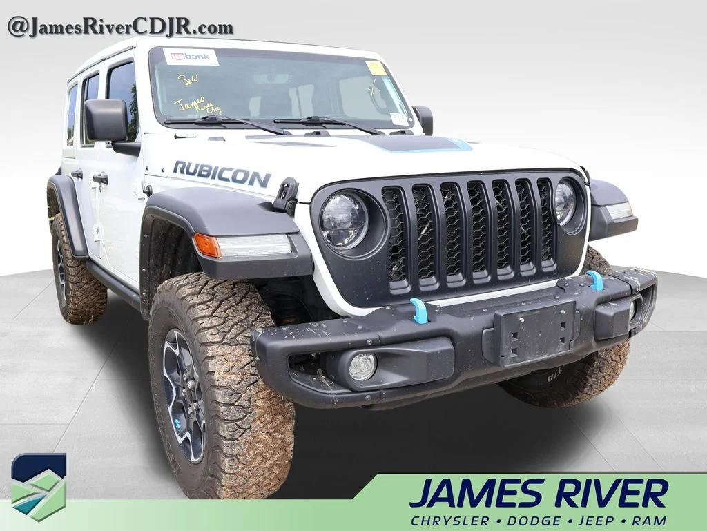 Used 2023 White Jeep Rubicon 4xe image 10