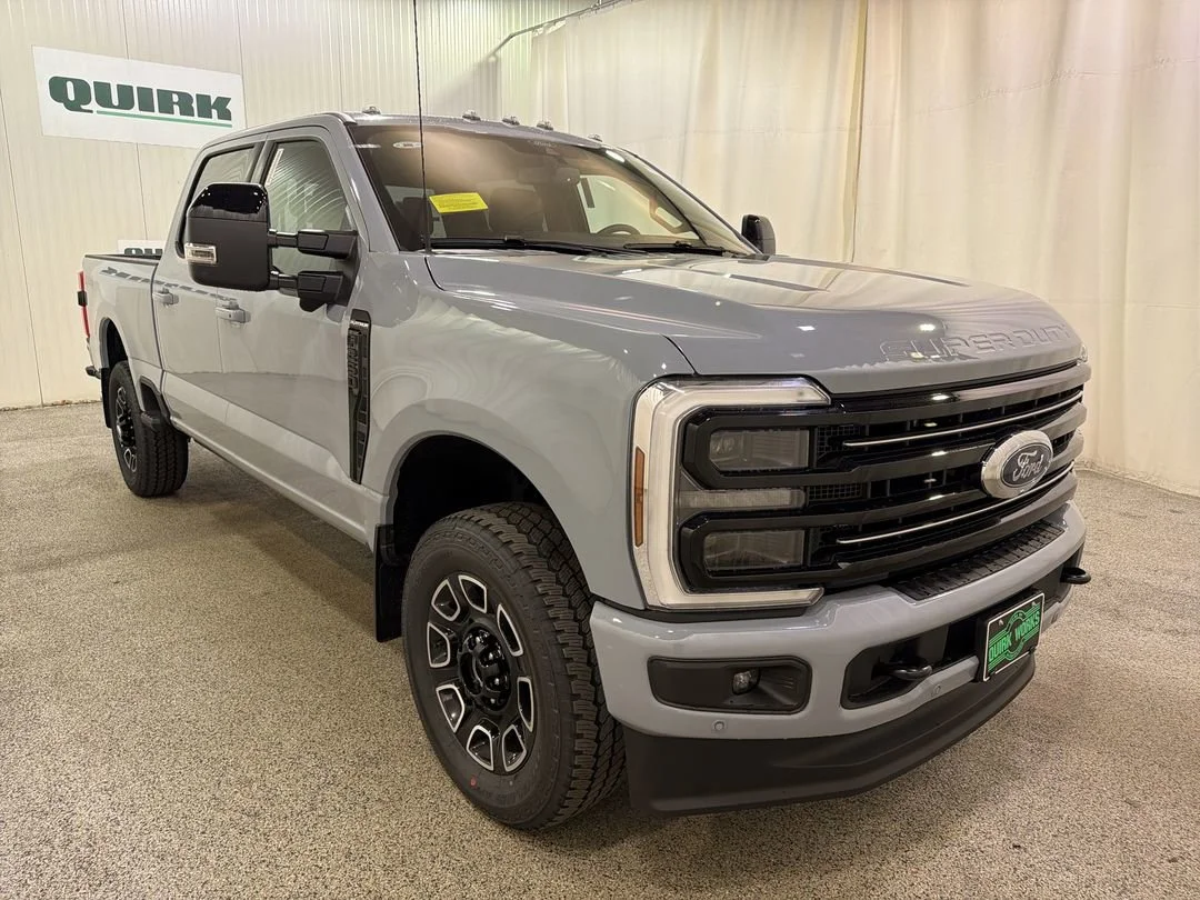 New 2026 Glacier Gray Metallic Tri-Coat Ford F-250® Platinum® image 1