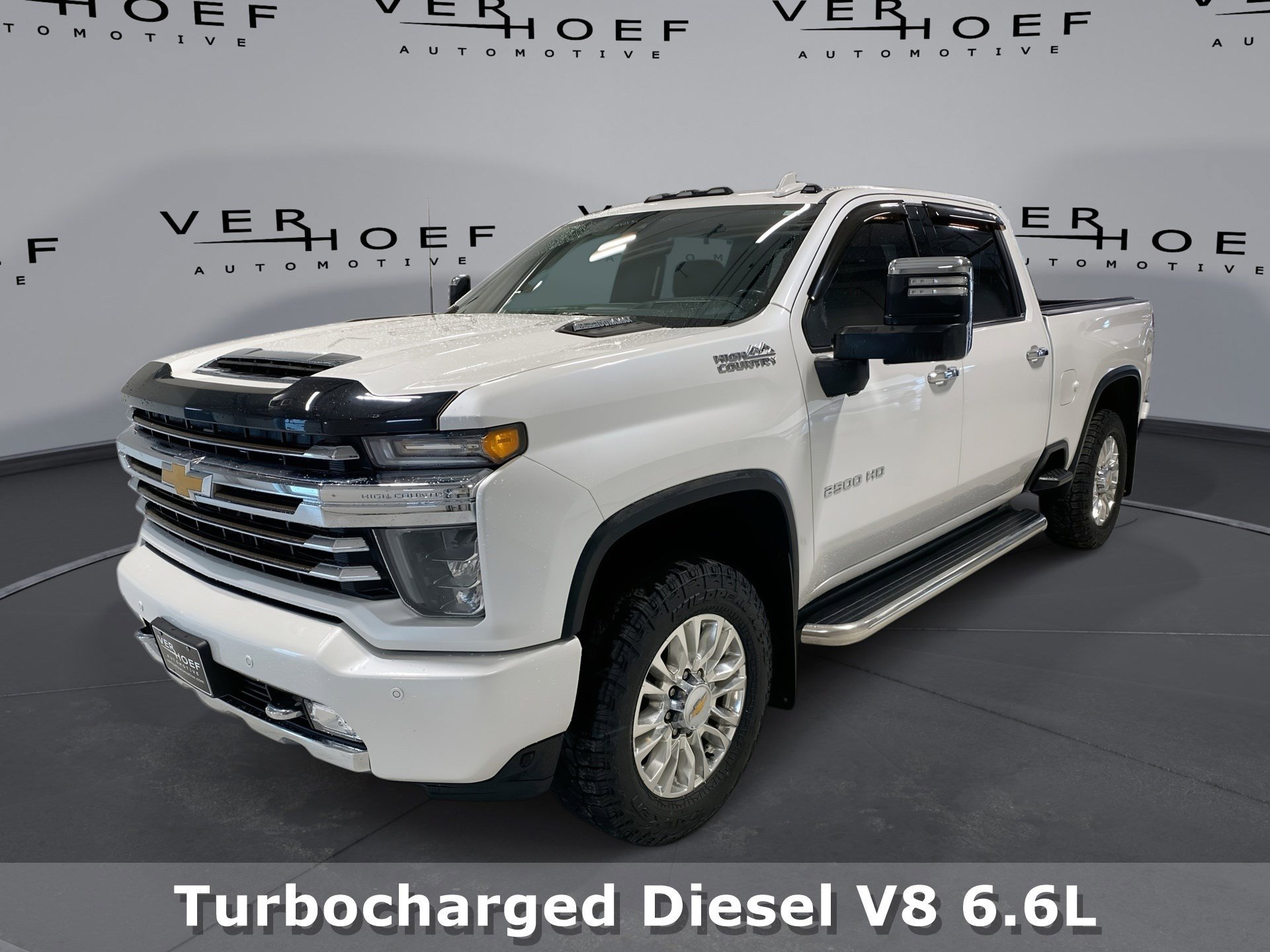 Used 2022 Iridescent Pearl Tricoat Chevrolet High Country image 1