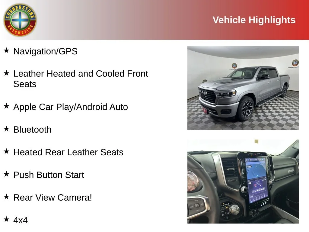 Used 2025 RAM Ram 1500 Pickup Laramie with VIN 1C6SRFJPXSN505196 for sale in Elk River, Minnesota