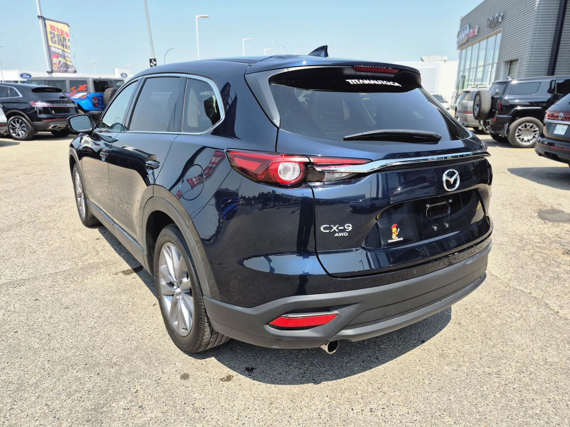 Certified Used 2023 Deep Crystal Blue Mica Mazda GS-L AWD*7 Pass | Adaptive Cruise | Htd Leather | Sunroof | Htd Wheel | Lane Keep Assist | Park Asst image 13