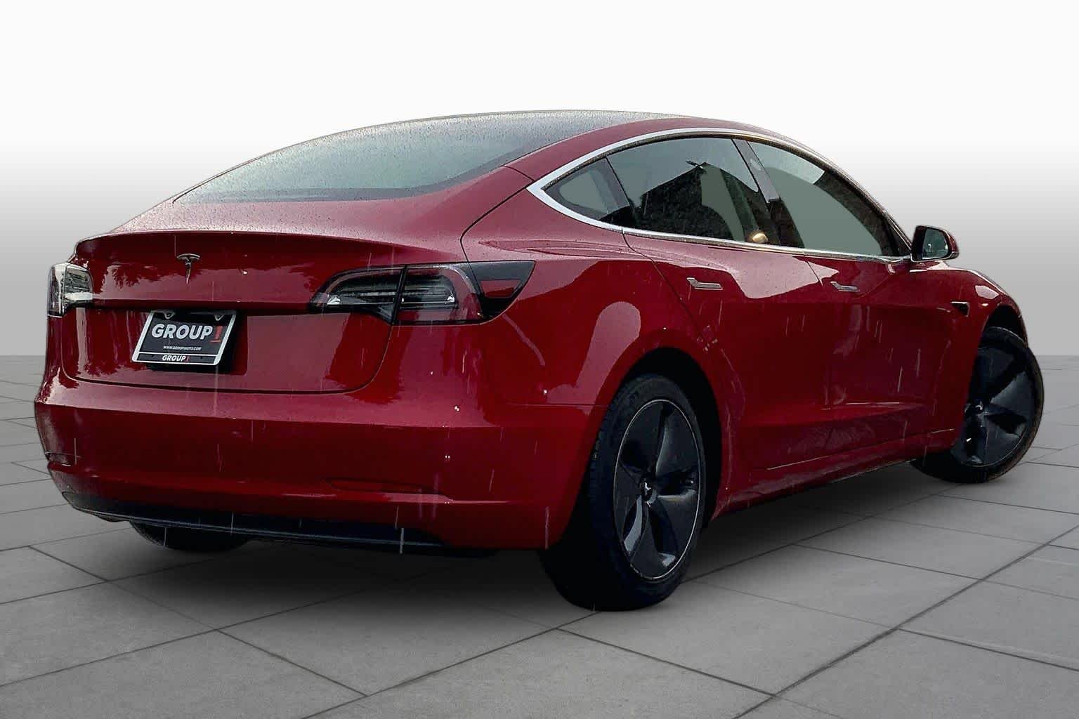 Used 2020 Red Multi-Coat Tesla Standard Range image 11