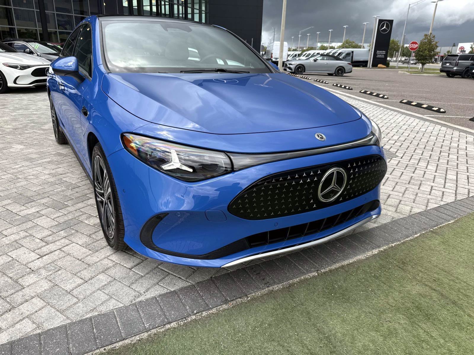 New 2027 Sky Blue Metallic Mercedes-Benz 350 Electric 4MATIC® image 8