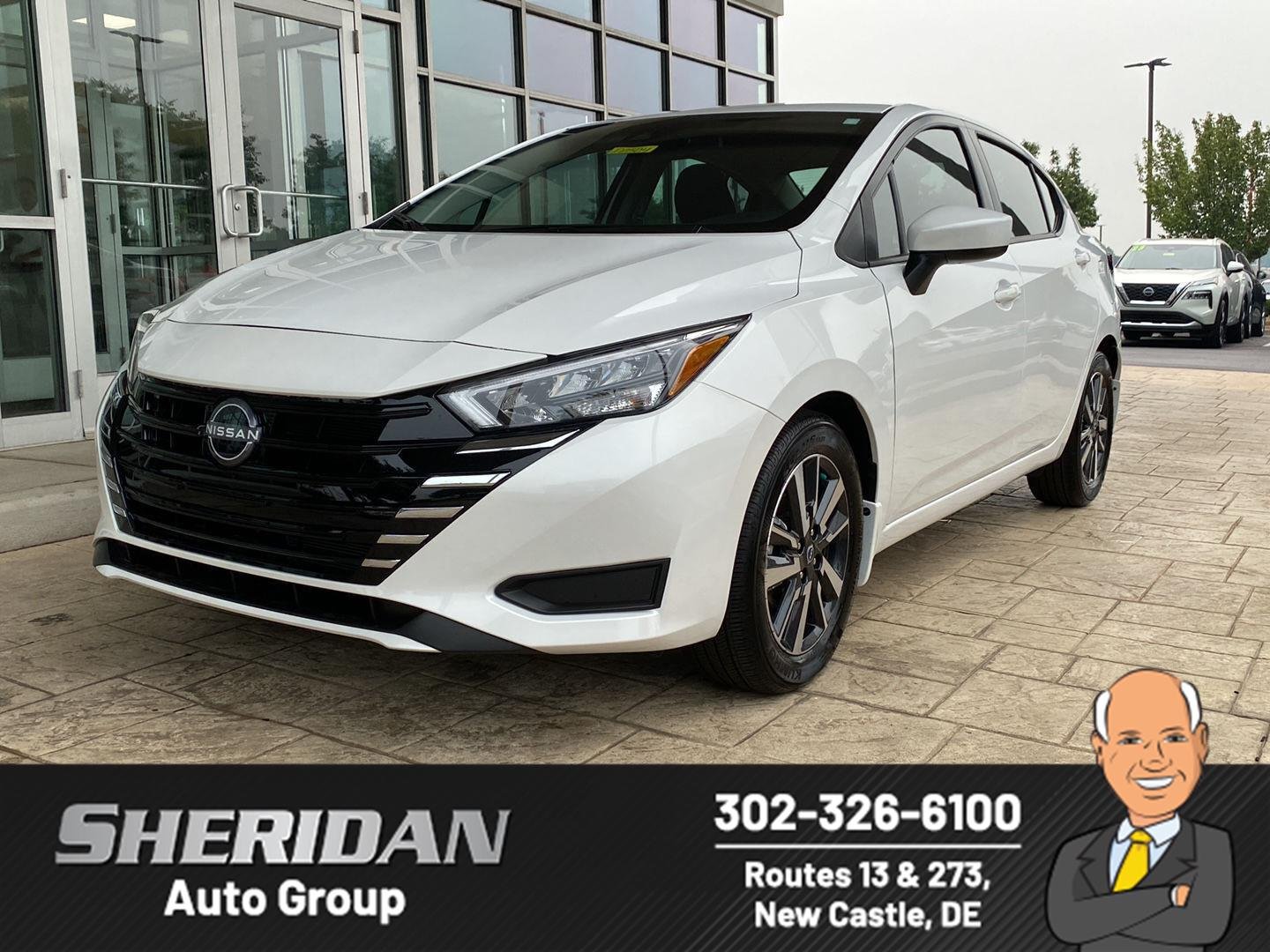 Certified Used 2025 Aspen White Tricoat Nissan SV image 1