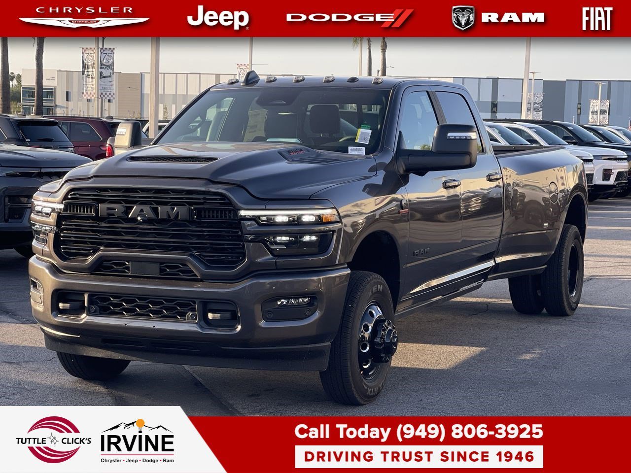 New 2026 Granite Crystal Metallic Clear-Coat Exterior Paint RAM Laramie image 3
